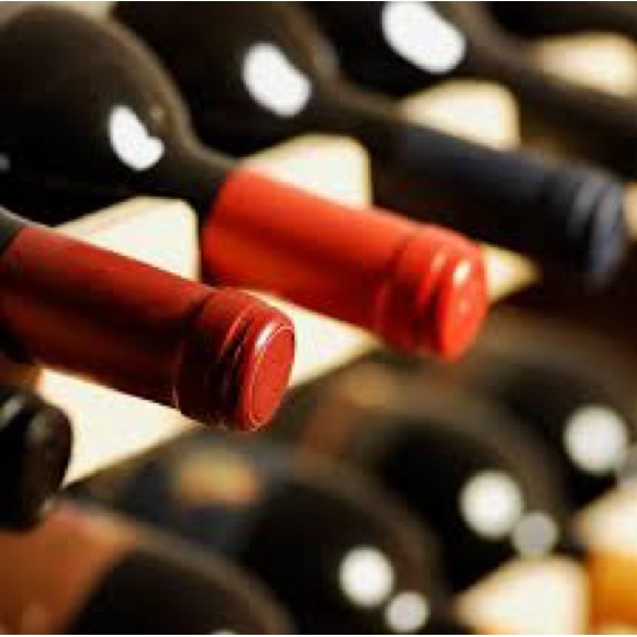 Handsome 5 bottle counter top wine rack pewter /black colour tasteful secure - Picture 7 of 17